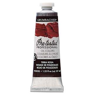 Grumbacher Pre-Tested Artists' Oil Color - Terra Rose Hue, 1.25 oz tube