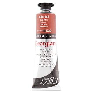 Daler-Rowney Georgian Oil Color - Indian Red, 38 ml tube