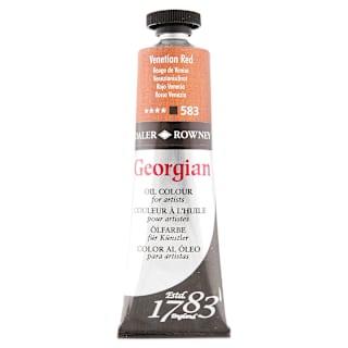 Daler-Rowney Georgian Oil Color - Venetian Red, 38 ml tube