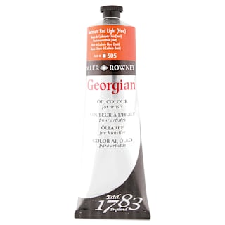 Daler-Rowney Georgian Oil Color - Cadmium Red Light Hue, 225 ml tube