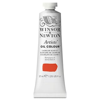 Winsor & Newton Artists' Oil Color - Cadmium Scarlet, 37 ml tube
