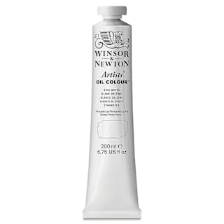 Winsor & Newton Artists' Oil Color - Zinc White, 200 ml tube