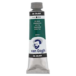 Van Gogh Oil Paint - Fir Green, 40 ml Tube