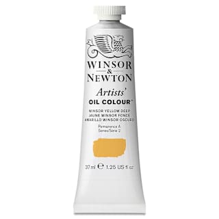 Winsor & Newton Artists' Oil Color - Winsor Yellow Deep, 37 ml tube