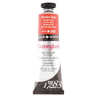 Daler-Rowney Georgian Oil Color - Vermilion Hue, 38 ml tube