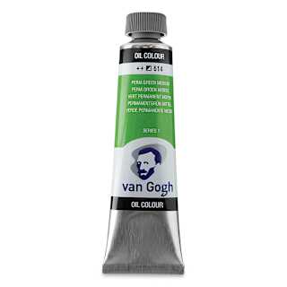 Van Gogh Oil Paint - Permanent Green Medium, 40 ml tube
