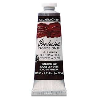 Grumbacher Pre-Tested Artists' Oil Color - Venetian Red, 1.25 oz tube
