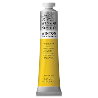 Winsor & Newton Winton Oil Colors - Cadmium Yellow Pale Hue, 200 ml tube