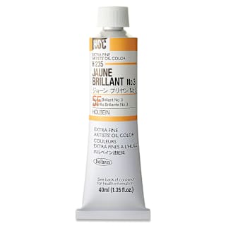 Holbien Artists' Oil Color - Juane Brilliant 3, 40 ml tube