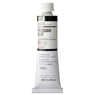 Holbein Artists' Oil Color - Prussian Blue, 40 ml tube