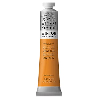 Winsor & Newton Winton Oil Color - Cadmium Yellow Deep Hue, 200 ml tube