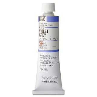 Holbein Artists' Oil Color - Violet Gray, 40 ml tube