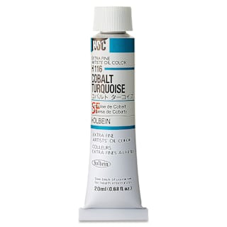 Holbein Artists' Oil Color - Cobalt Turquoise, 20 ml tube