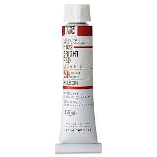 Holbein Artists' Oil Color - Bright Red, 20 ml tube