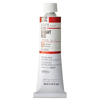 Holbein Artists' Oil Color - Bright Red, 40 ml tube