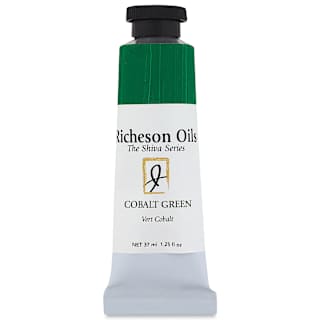 Shiva Signature Artist Oil Color - Cobalt Green, 37 ml Tube
