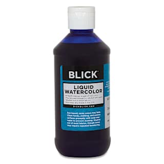 Blick Liquid Watercolor - Blue Violet, 8 oz bottle