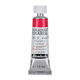 Schmincke Horadam Aquarell Watercolor - Scarlet Red, 15 ml tube