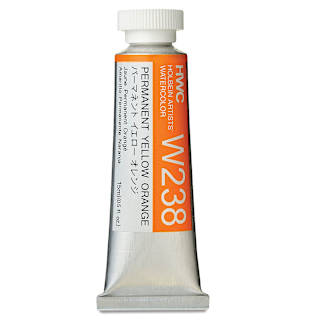 Holbein Artists' Watercolor - Permanent Yellow Orange, 15 ml tube