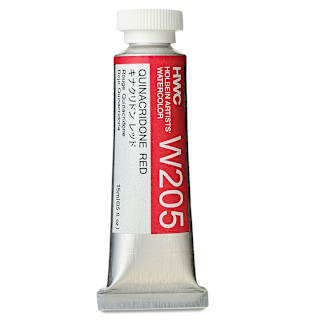 Holbein Artists' Watercolor - Quinacridone Red, 15 ml tube