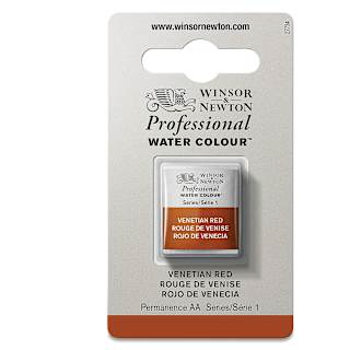 Winsor & Newton Professional Watercolor - Venetian Red, Half Pan