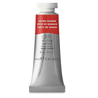 Winsor & Newton Professional Watercolor - Brown Madder, 14 ml tube