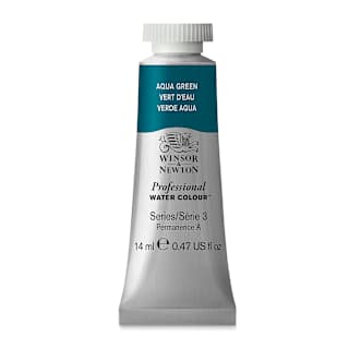 Winsor & Newton Professional Watercolor - Aqua Green, 14 ml Tube