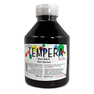 Tri-Art Liquid Tempera - Black, 500 ml