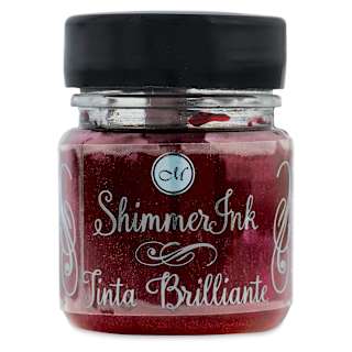 Manuscript Shimmer Ink - Ruby Sunset, 25ml
