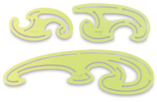 Alvin French Curves Set - Set of 3