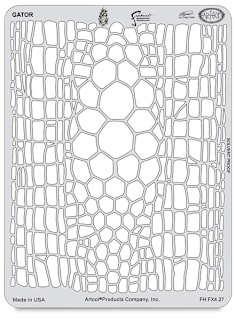 Iwata Artool Freehand Template - Kustom FX 4 Gator