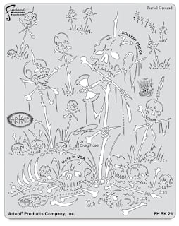 Iwata Artool Freehand Template - Wrath of Skull Master Burial Ground