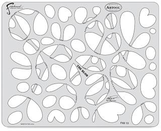 Iwata Artool Freehand Template - Kustom FX II The Blob