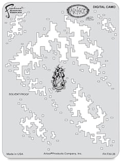 Iwata Artool Freehand Template - Kustom FX 4 Digital Camo