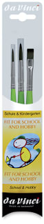 Da Vinci Artist Brush Set - School & Hobby, Set of 3