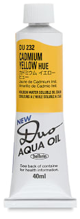 Holbein Duo Aqua Water Soluble Oils - Cadmium Yellow Hue, 40 ml tube