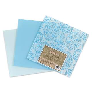Mosaic Mercantile Opalescent Glass Pack - Aqua, 8" x 8", Pkg of 3
