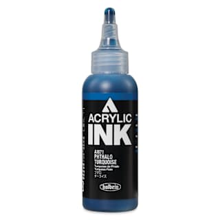 Holbein Acrylic Ink - Phthalo Turquoise, 100 ml