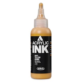 Holbein Acrylic Ink - Yellow Ochre, 100 ml