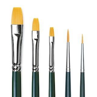 Da Vinci Nova Synthetic Brushes - 50th Anniversary Set, Long Handle, Set of 5