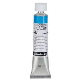 Schmincke Designers Gouache - Cerulean Blue, 20 ml Tube