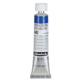Schmincke Designers Gouache - Ultramarine Blue Deep, 20 ml Tube