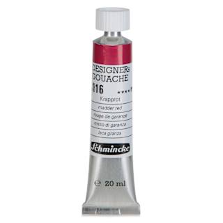 Schmincke Designers Gouache - Madder Red, 20 ml Tube