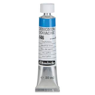 Schmincke Designers Gouache - Sapphire Blue, 20 ml Tube
