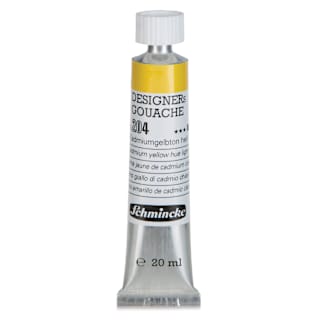 Schmincke Designers Gouache - Cadmium Yellow Hue Light, 20 ml Tube