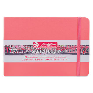 Royal Talens Art Creations Sketchbook - 5.8" x 8.3", Coral Red