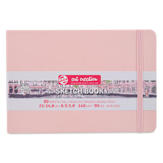Royal Talens Art Creations Sketchbook - 5.8" x 8.3", Pastel Pink