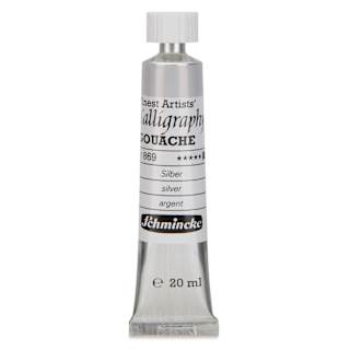 Schmincke Calligraphy Gouache - Silver, 20 ml Tube