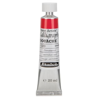 Schmincke Calligraphy Gouache - Vermilion Red, 20 ml Tube