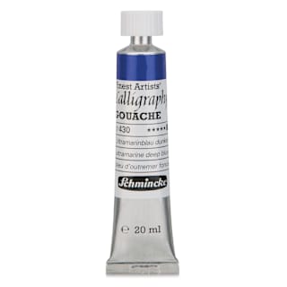 Schmincke Calligraphy Gouache - Ultramarine Deep Blue, 20 ml Tube